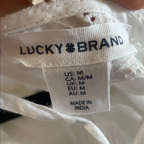 Lucky Brand Sleeveless White Dress NWOT - Picture 2 of 6